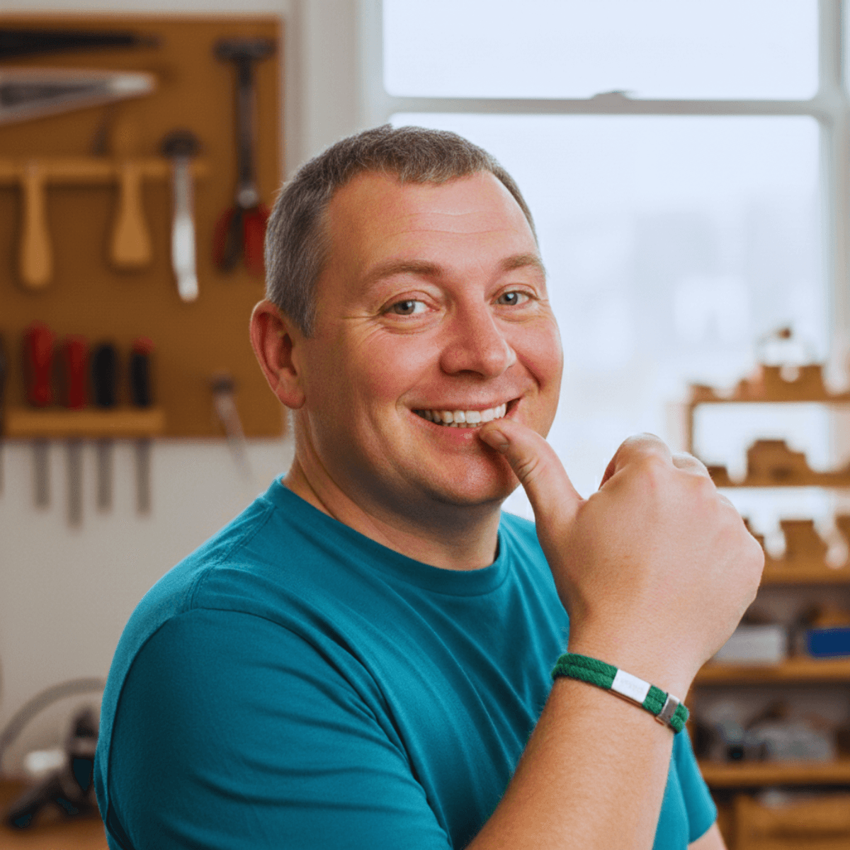 Allan producing documentaries in the studio