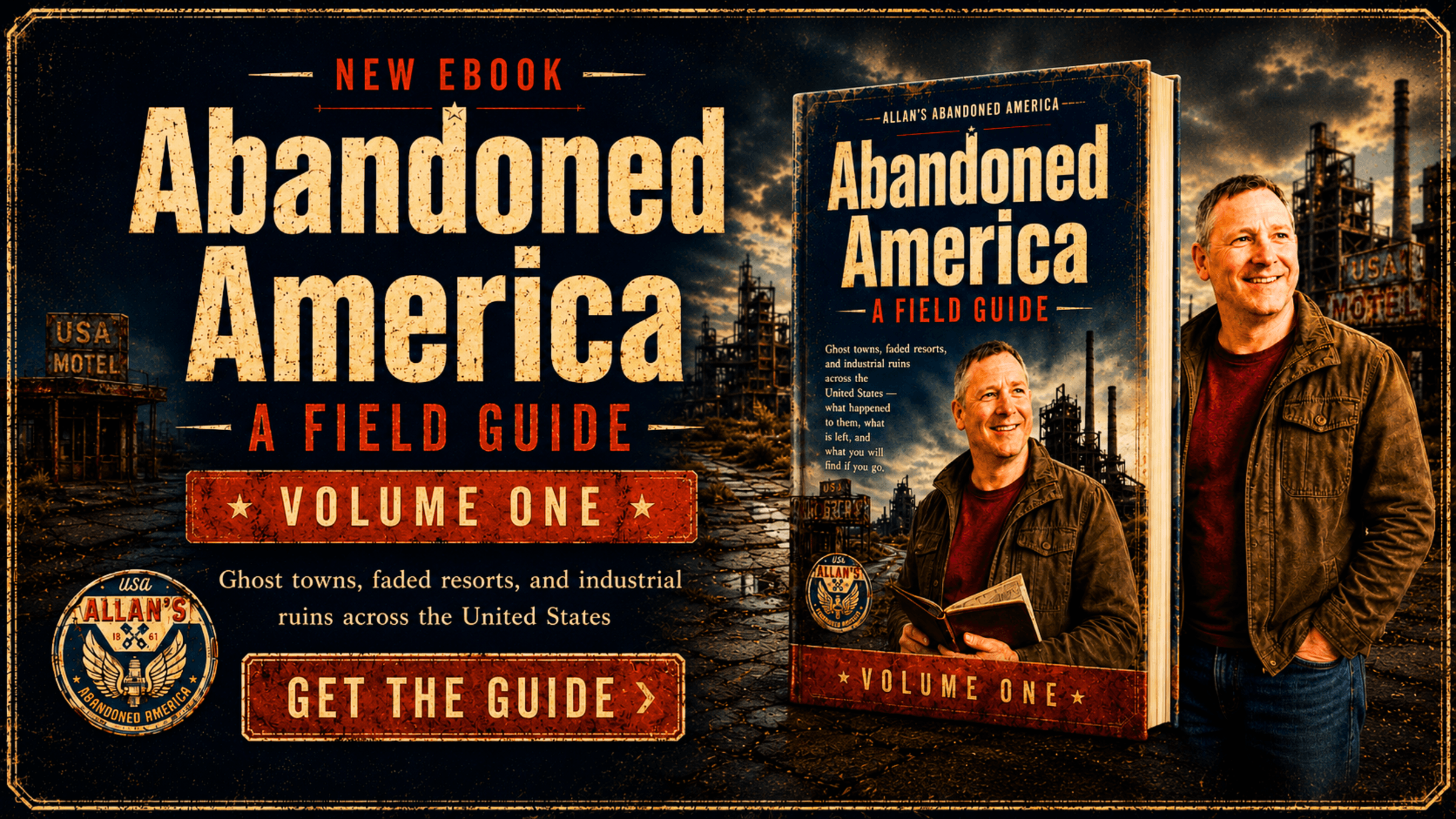 Abandoned America field guide eBook promotional artwork